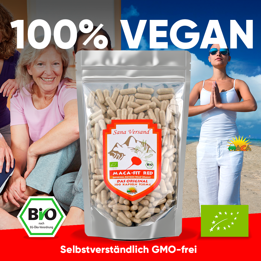 Rote Maca Kapseln 300